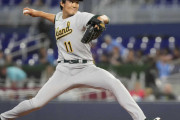 アスレチックス藤浪が3勝目！同点の9回登板、160キロ超連発で無失点
