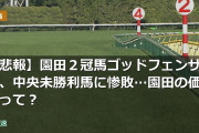 【悲報】園田２冠馬ゴッドフェンサー、中央未勝利馬に惨敗…園田の価値って？