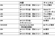 GPSスケートカナダ2019 Abema TV を含むテレビ放送予定！