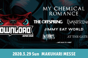 「Download festival Japan2020」第1弾が発表！ヘッドライナーにマイ・ケミカル・ロマンス