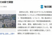 政府､5月末の期限を待たずに緊急事態宣言の解除を検討　茨城･愛知･岐阜･福岡を含む38県