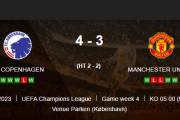 ◆悲報◆マンＵさん、コペンハーゲンに2点先行もラッシュ退場から大崩壊！同点後PKで勝ち越すも終盤立て続けに失点し逆転負け！GL最下位転落