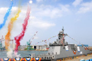 韓国海軍の大邱級フリゲート8番艦「チュンチョン」が進水…垂直発射装置「KVLS」などを装備！