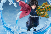 『鬼滅の刃』水柱・冨岡義勇が1/8スケールフィギュア化！水の呼吸の再現が素晴らしい戦闘シーンは必見