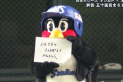 【日本シリーズ】つば九郎シリーズ初登場で爆笑フリップ芸さく裂
