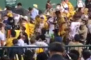 【動画】 甲子園球場で乱闘　ライトスタンドに巨人ファンが突撃し阪神ファンを挑発 「帰れ！帰れ！」 現地騒然