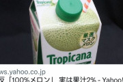 【悲報】98%水のメロンジュースが発売されていた