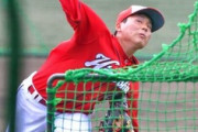 カープドラ1栗林、誠也＆クロンら主力相手に投球！阪神スコアラー「森下君と遜色ない」　九里、森下、スコットもフリー打撃に登板