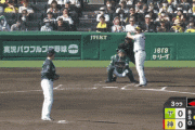 阪神１ー０ヤクルト　3回裏　シェルドン・ノイジー　内野ゴロの間に1点で先制