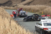 ポルシェが中央線をはみ出しプリウスと正面衝突　2人死亡 1人重傷　熊本