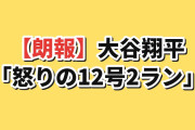 【朗報】韓国人「大谷翔平、怒りの12号2ランｗ」