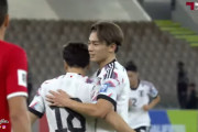 ◆W杯亜予選◆2次 B組2節 シリア×日本 日本37分40分と立て続けに美しい崩しから上田がどフリーで蹴り込み0-3！