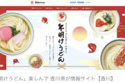一年の幸せを願う新しい風習「年明けうどん」餡子などのトッピング