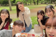 乃木坂46、3期生がピクニックへ　卒業発表の阪口珠美らと笑顔