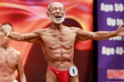 62歳でボディビルを始め、81歳で念願の日本一になった爺さんの身体が凄い！！！！！！！！！！！！！！！！