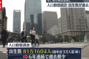 外国人「日本の出生数が過去最少の81万人になってしまった…」