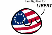 【アメリカ】自由のために戦うよ【ポーランドボール】