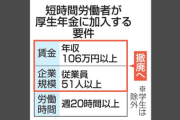 【厚労省】厚生年金、年収問わずパート加入　「106万円の壁」撤廃へ、負担増