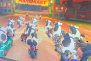 マリオカートワールドの試遊プレイ、牛だらけになるｗｗｗｗｗ