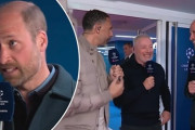 英ウィリアム王子、欧州CLでサッカー解説初挑戦「ロングボールでハイプレス対策を」ファーディナンド氏「解説の仕事はやめて。仕事減るから」