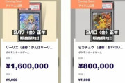 【世も末】ポケカで資産形成が流行り始める、100万のカードでも1口1000円から所有権を買う