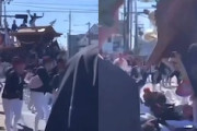 【動画】泉大津市のだんじり死亡事故を正面から撮影したものがアップされる。