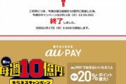 お前らauペイの20%還元で何買ったんや？