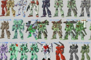【画像あり】ガンダムのAE社の傑作機ジェガンのバリエーション一覧がこちら
