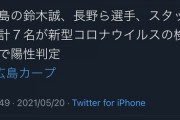 【速報】広島鈴木誠也、長野久義がコロナ陽性