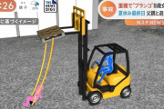 2歳児がフォークリフト下敷き、運転の祖父「つめに孫を乗せていた」4/14