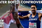東京五輪男子マラソンで仏代表選手が給水妨害？給水ボトルをなぎ倒す…[海外の反応]