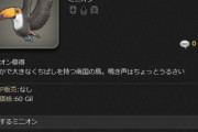 【FF14】未発見だった7.1実装のミニオン「コトコトコ」を入手したプレイヤーが現れる！「オニオオハシ」と言われ注目が集まった新鳥ミニオン