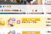 【ウマ娘】固有が確定接続した上に金加速が確定最速発動して何なら進化スキルも接続する無法すぎるウマ娘ｗｗｗ