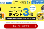 楽天市場｢父の日 全ショップ3倍｣と｢対象ショップ限定 ポイント最大20倍｣を開催中