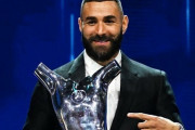 レアル、ベンゼマがUEFA男子最優秀選手賞 ！アンチェロッティ監督もUEFA男子最優秀監督賞を受賞