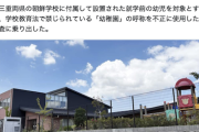 【朝鮮学校】附属の幼稚部、法令で禁じられた「幼稚園」名称を不正使用か 学校教育法違反容疑で捜査（愛知/三重）