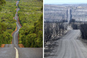 オーストラリアの風景ビフォー＆アフターまとめ　森林火災の深刻さがよく分かる…
