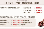 【グラブル】古戦場のEX＋のHPが3500万と前回から1100万もの引き上げに…トリプルゼロ対策にしても改悪しすぎ？