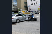 大阪市中央区　交通違反の車カス追いかけた覆面パトがバイク衝突20歳死亡　  [5/21]