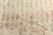 【画像】この答えを書いた子供は問題文を理解できないアホだったのか？それとも出題文が悪いのか？