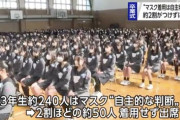 【悲報】政府「おい！Z世代！卒業式はマスク外してええでｗ」→結果ｗｗｗｗｗ