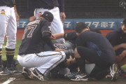 楽天・藤平、試合開始7球で危険球退場　大城の側頭部に直撃