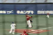 【中日対広島オープン戦】広島新助っ人ピレラの送球…