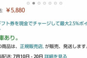 Amazonの中華業者さん、店名を「正規代理店」にしてしまう