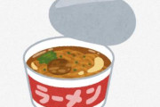 「インスタントラーメン」にサラダ油をたくさん入れると・・・→