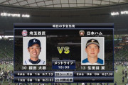 生田目 防27.00 vs 榎田 防7.13 （対ハム23.63）