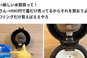【悲報】節約系パパ「水筒が壊れた？Oリングだけ買えばええやろ」→非食品用を買って叩かれるｗｗｗｗ