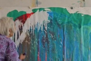 【動画】中国おばあちゃんのアート作品が凄すぎる！ただ絵の具をぶち撒けてるだけかと思いきや・・・マジかよおおおおおお！？