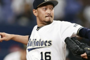 オリックス平野（39）　防御率1.22、3勝2敗26S　WHIP1.31 奪三振率5.50