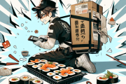 【悲報】「配達員が食べたん？」Uberで寿司を頼んだら…